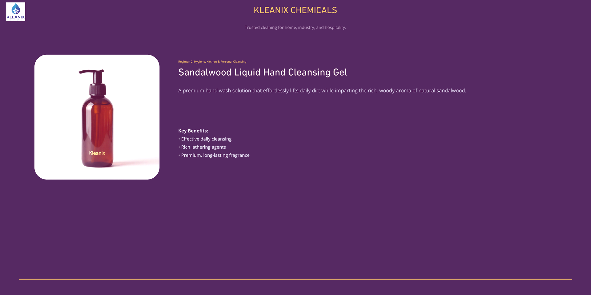 Sandal Hand Gel