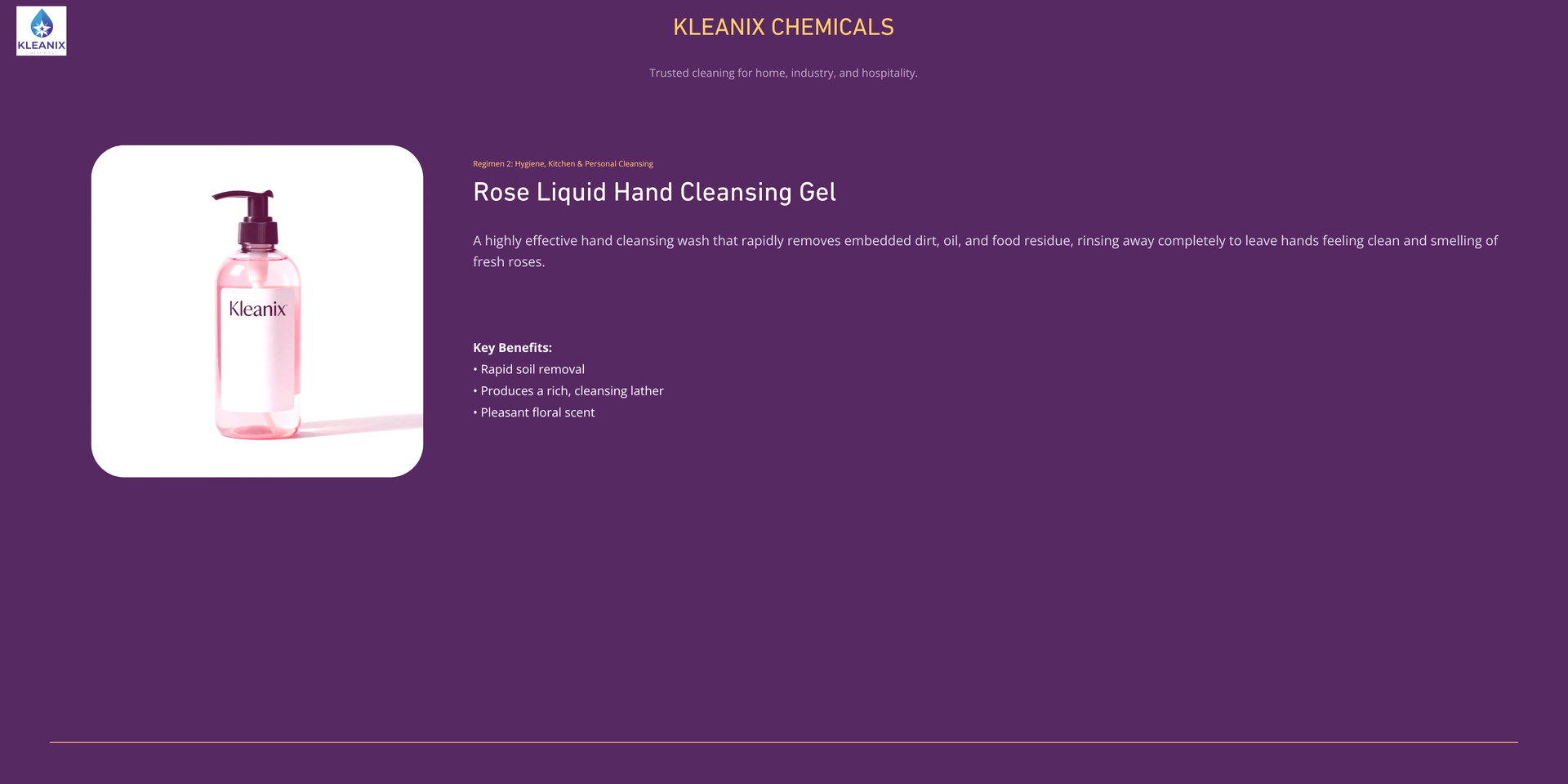 Rose Hand Gel